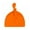 Orange, variant on Newborn Infant Baby Knotted Cotton Hat Soft Cotton Cap Hat Solid Colors