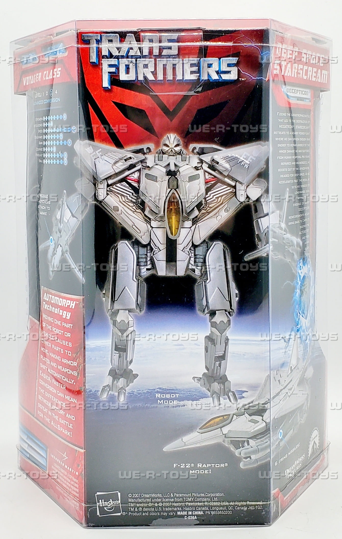 Transformers Decepticon Deep Space Starscream Action Figure
