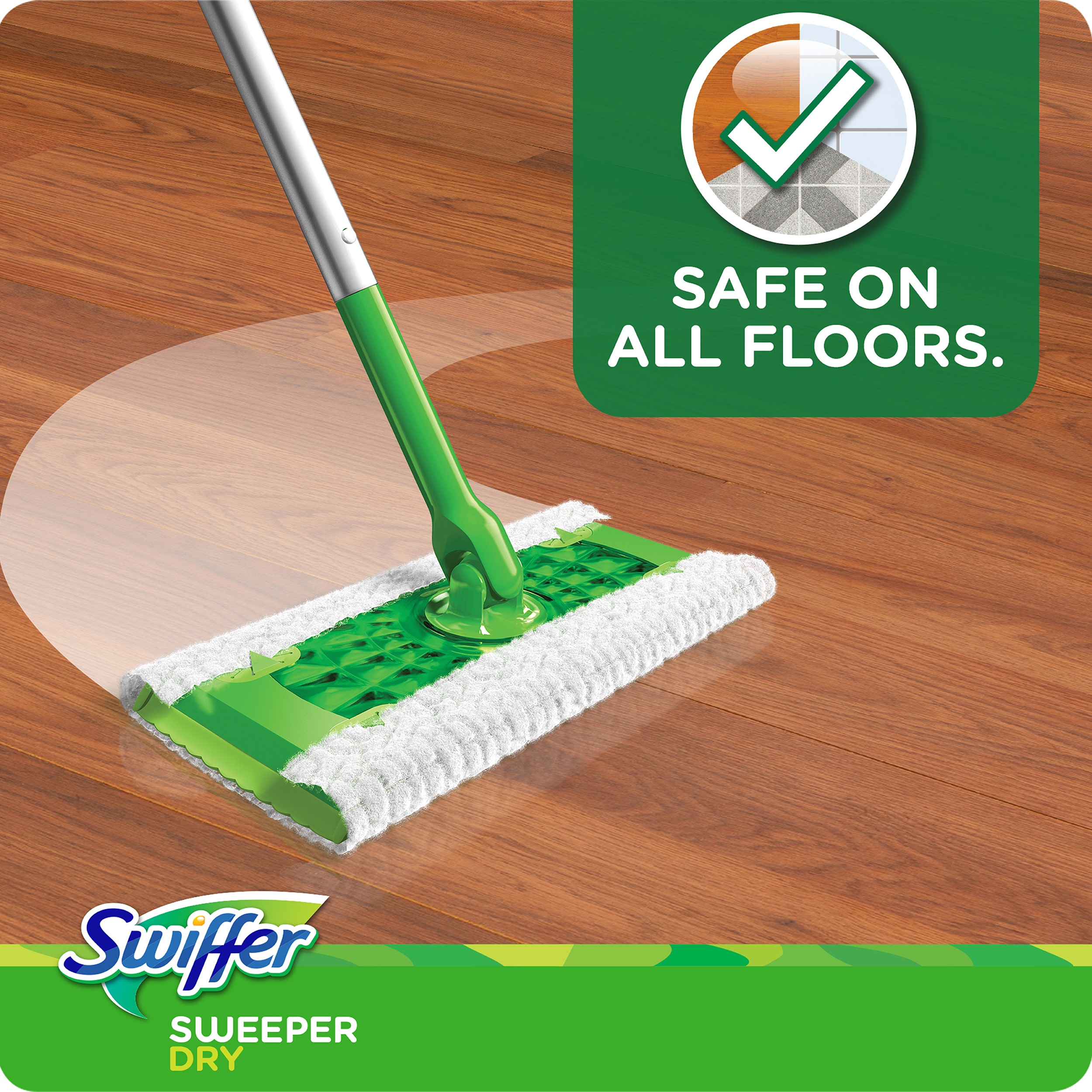 Swiffer Sweeper Dry Sweeping Pad Multi Surface Refills for Dusters Floor Mop, Gain Scent, 16 count - image 5 of 10