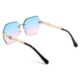 thumbnail image 3 of Gafas de sol FEISEDY Clásicas sin montura modelo B2567 con armazón metálico para mujer, 3 of 7