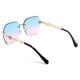 thumbnail image 3 of Gafas de sol FEISEDY Clásicas sin montura modelo B2567 con armazón metálico para mujer, 3 of 7