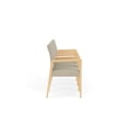 thumbnail image 2 of Pemberly Row Waiting Reception 4 Seat Tandem Seating Wood Frame in Beige, 2 of 5