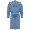 Labakihah Robes For Women Women Hooded Bathrobe Lightweight Soft Plush Long Flannel Sleepwear