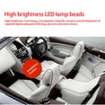 thumbnail image 4 of Riwesomey Tiras de luces LED para coche que cambian de Color debajo de la ventana del salpicadero, lámpara de ambiente con Control remoto, decoración Bombillas para automóviles 48smd USB-Port, 4 of 6