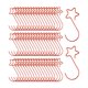 thumbnail image 2 of Ganchos para Árboles de Navidad Macarena Forma de Estrella 100x Ganchos Metal Rojo, 2 of 8