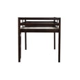 thumbnail image 6 of MAYEERTY Twin Loft Bed, with Ladder, Bed Platform of Strengthened Slats , Espresso, 6 of 9