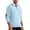 Sky Blue, variant on IWRICH Waffle Hoodie for Men Long Sleeve Casual Breathable Hooded Sweatshirts Loose Fit Lightweight Cozy Pullover Tops White XL