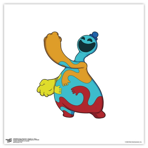 Gallery Pops Poppy Playtime: Chapter 4 - Doey Wall Art, Unframed Version, 12" x 12"