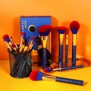 Docolor Makeup Brushes 19Pcs Bastet Cat Kabuki Foundation Blending Face Powder brush Concealers Eyeshadow Fan Makeup Brush Set
