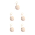 thumbnail image 2 of Billuyoard Fuzzy Ball Llavero Flexible Cómodo Encantador Llaveros Adorable Práctico Llaveros Mujeres para Niños Adultos Ancianos Estudiantes Beige 9 cm Type2 NO2 Billuyoard  CBP355784, 2 of 3