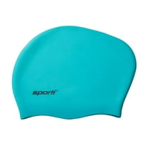 Sporti Swim Cap for Long Hair, Extra Space, Snug Fit, Latex-Free, Easy On/Off