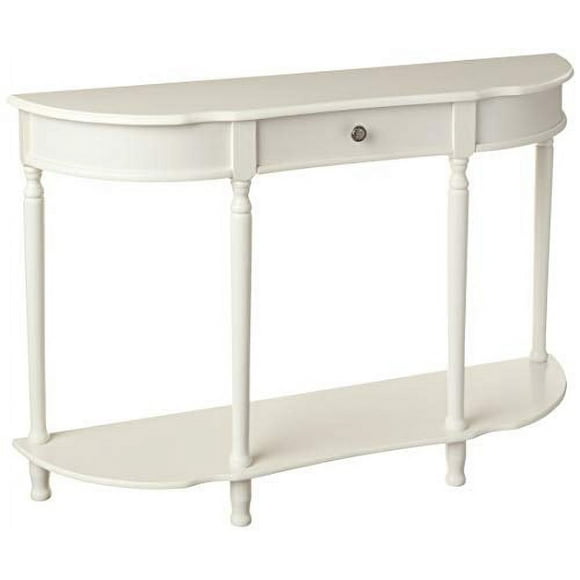 Frenchi Home Furnishing Console Sofa Table with Drawer, White