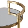 thumbnail image 2 of Uttermost Cailin Iron Glass and MDF Wood Accent Table in Gold Leaf, 2 of 6