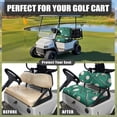 thumbnail image 4 of Garronmavis Golf Club Green Golf Cart Seat Covers Accessories for All Seasons Universal Fit Split Backrest Front Seat Cover for Heat Protection Decor Accessiores for Interior, 4 of 6