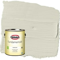 Glidden Fundamentals Veil Of Dusk / Gray Flat Interior Paint, 1 Gallon