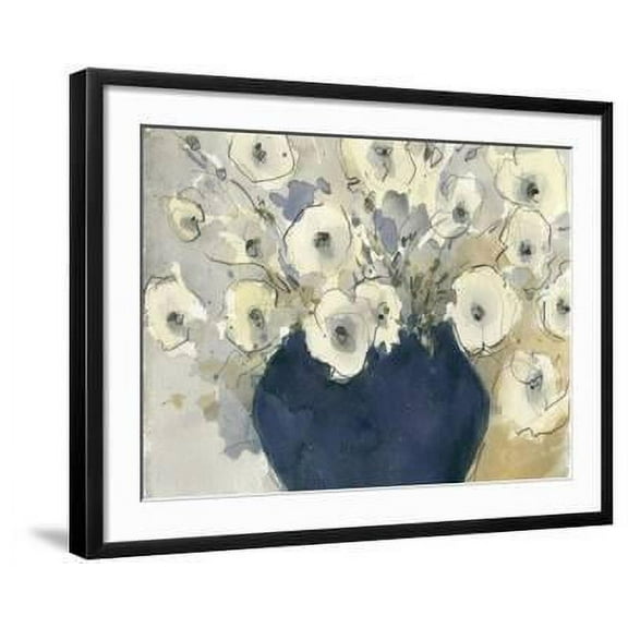 White Blossom Study II, Botanical Framed Art Print Wall Art Sold by Art.Com