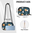 thumbnail image 4 of FORMRS Mini Crossbody Bag for Women Adjustable Shoulder Rope Travel Casual Phone Purse, Oranges Pattern, 4 of 7