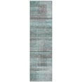 thumbnail image 2 of Addison Rugs Chantille Indoor/Outdoor Transitional Stripes Teal Washable Runner Rug, 2'3" x 7'6", 2 of 6
