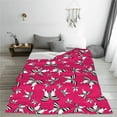 thumbnail image 5 of Cauagu Butterfly Pattern Flannel Bed Blankets,Fleece Blanket Comfortable Air Conditioning Blanket for Sofa Bed Travel Couch & Living Room -50"x40", 5 of 8