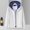 White, variant on Plus Size Men's Ski Jacket Waterproof Winter Snow Coat with Detachable Hood | Windproof Insulated Snowboarding Jacket for Hiking, Camping, and Mountain Adventures