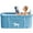 Unicorn Blue, variant on ANJORALA 55in Portable Bathtub for Adult Kids, Foldable Hot Ice Bath Tub for Bathroom, Blue White