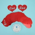 thumbnail image 1 of Sprinkle Scatter,100pcs Red Heart Shape Confetti Decorative Glitter Sturdy Construction, 1 of 8