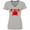 AC-Heather Grey, variant on Inktastic Cute Red Crab Women's V-Neck T-Shirt