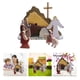 thumbnail image 4 of Escena de la resurrección Escena de la resurrección de Pascua Decoración de madera Decoración de Pascua Adorno para el hogar, 4 of 7