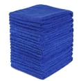 thumbnail image 1 of 100Pcs Absorbent Microfiber Towel Car Care Home Kitchen Washing Clean Wash Cloth Towel Blue, 1 of 10