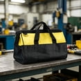 thumbnail image 1 of Linnome Sac à Outils Robuste avec Multiples Poches, Toile Résistante à l'Usure, Trousse d'Outils d'Électricien, Grande Capacité pour l'Entretien, 1 of 9