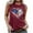 Wine, variant on Qetyuw Womens 4th of July Tank Tops Summer Patriotic Stars and Stripes Graphic Tshirts Elegant Sleeveless T-shirts Camisole Flowy Round Neck Tanks Plus size Blouses for Women