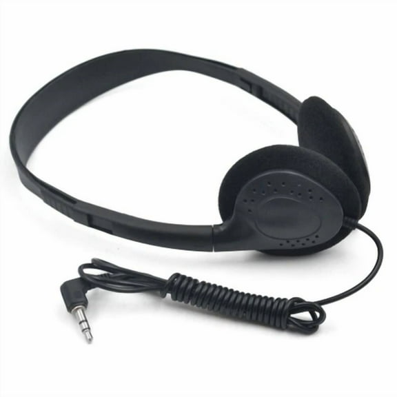 3.5Mm Wired Headset Headphone W/ Microphone Mic For Call Pc Laptop Phone Office