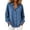 Dark Blue #022, variant on Women's Long Sleeve Button Down Shirts Collared Basic Dress Shirt Loose Fit Casual Tops with Chest Pocket