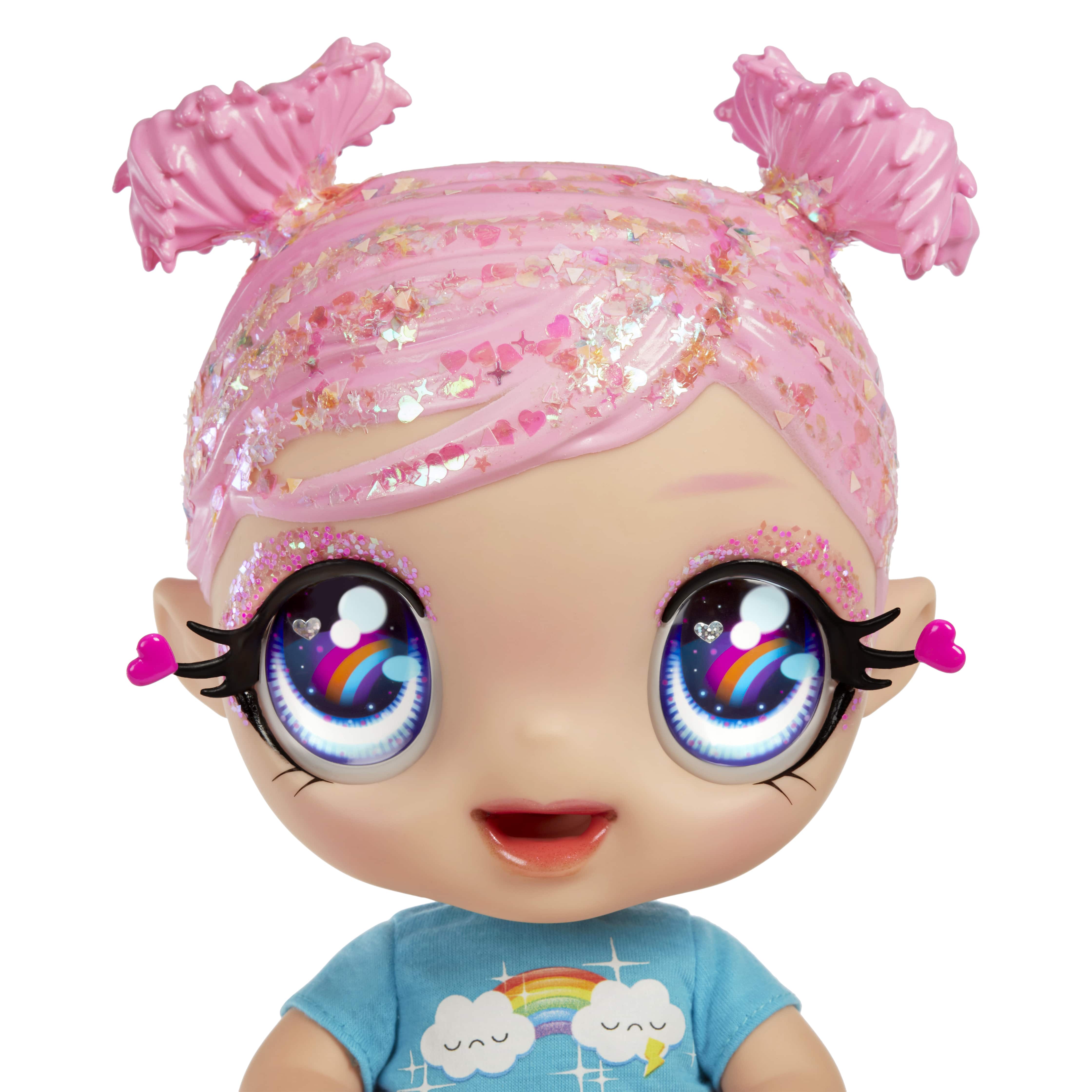 GLITTER BABYZ DREAMIA STARDUST BABY DOLL WITH 3 MAGICAL COLOR CHANGES