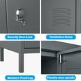 thumbnail image 3 of Aobabo Metal Storage Locker for Employees,18 Doors Storage Locker for School Office Gym Bedroom, Industrial Steel Storage Locker, Drak Gray, Assembly Required, 3 of 8