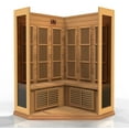 thumbnail image 4 of Dynamic Saunas Avignon 3-Person Corner Canadian Red Cedar Ultra Low EMF FAR Infrared Sauna, 4 of 10