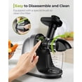thumbnail image 4 of Jocuu Slow Masticating Juicer with 2-Speed Modes - Cold Press Juicer Machine - Quiet Motor & Reverse Function - Easy to Clean Juicer Extractor - Juic, 4 of 8
