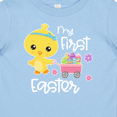 thumbnail image 4 of Inktastic My 1st Easter with Baby Chick and Eggs in Wagon Boys or Girls Baby T-Shirt, 4 of 5