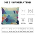 thumbnail image 5 of COMIO  Colorful Geometry Style Throw Pillow Covers Cases Square Decorative Cushion Covers Pillowcase Cushion Case for Sofa,Couch, 5 of 5
