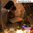 thumbnail image 6 of Night Lights for Kids, Star Night Light Projector for Kids Room, 360 Degree Rotation - 4 LED Bulbs 12 Light Color Changing, Christmas Birthday Gifts for Kids, Glow in The Dark Stars - Pink, 6 of 7