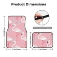 thumbnail image 3 of Balery Flamingo Pattern 4-Piece Floor Mats, Heavy-Duty Rubber Liners, Anti-Slip Design, All-Season Automotive Protection, Vehicles, Cars, Trucks, and SUVs, 3 of 5