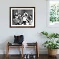 thumbnail image 3 of Art.com Children Inoculated Against Diphtheria Photo, Brown Frame Wall Art, 40" x 32", 3 of 5