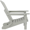 thumbnail image 6 of Paradise 2-Piece Set Classic Folding Adirondack Chair with Outdoor Side Table, 6 of 8