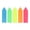 C, variant on 100Pcs Transparent Sticky Notes Index Tabs Fluorescent Page Markers Multicolor Self-Adhesive Book Tabs