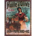 thumbnail image 3 of Vintage Apple Collection 12x14 Black Modern Framed Museum Art Print Titled - Huile D Olive, 3 of 5