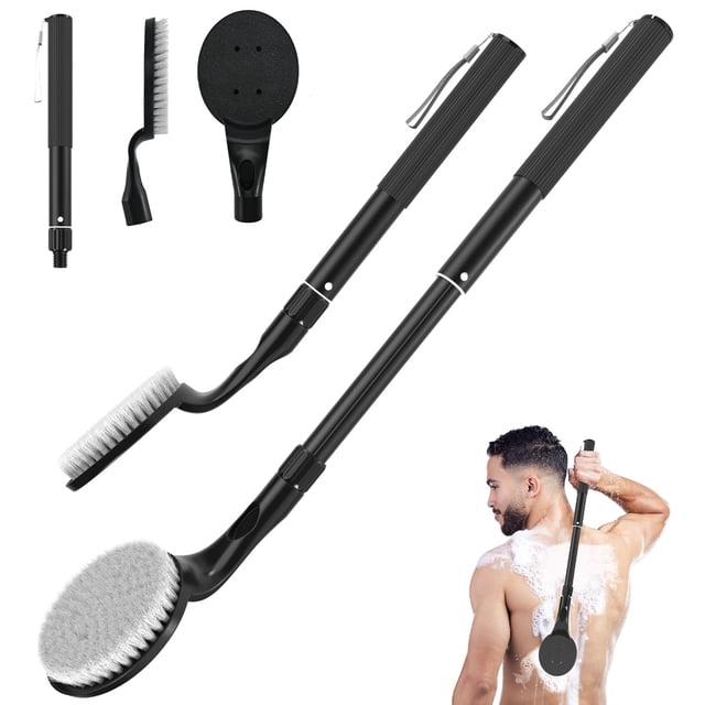 Back Scrubber BTideas, telescópico, antideslizante, para ducha