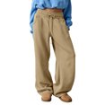 thumbnail image 2 of Barrel Sweatpants Women Y2K Baggy Wide Leg Sweatpants with Pockets high waisted pants for women Soft Womens Fall Fashion, 2 of 7