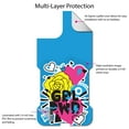 thumbnail image 4 of DistinctInk Custom SKIN / DECAL compatible with OtterBox Commuter for iPhone 11 Pro (5.8" Screen) - Girl Power - GRL PWR - Blue, Pink, Yellow, 4 of 5