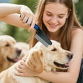 thumbnail image 3 of Stainless Steel Flea Comb for Pet Grooming and Gentle Coat Care on Dogs Cats 10PCS, 3 of 5
