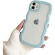 thumbnail image 2 of (Azul) Funda para iPhone 13, Curly Simple Wave Estética Linda funda para mujeres y hombres, linda funda transparente para teléfono, funda protectora de silicona suave a prueba de golpes para iPhone 13, 2 of 5